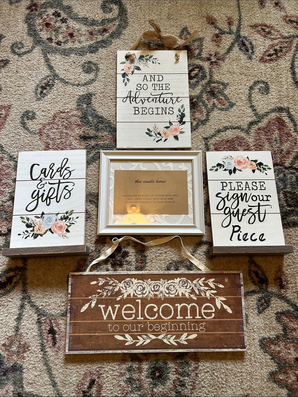 Wedding Sign Bundle of 5
